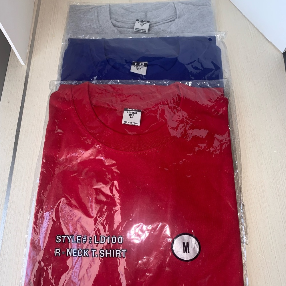 T-shirts brand new in original packaging short sleeve